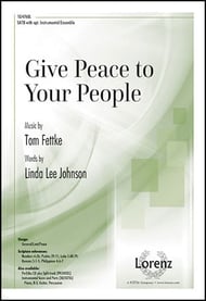 Give Peace to Your People SATB choral sheet music cover Thumbnail